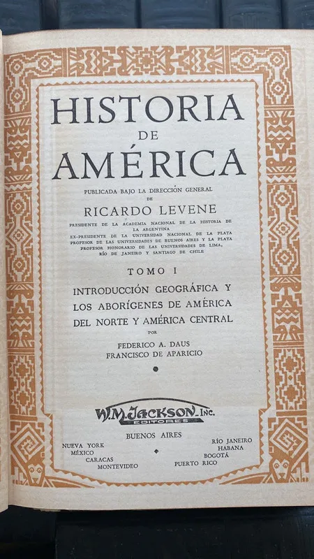 Historia de America - Levene, Ricardo (al lado de e)