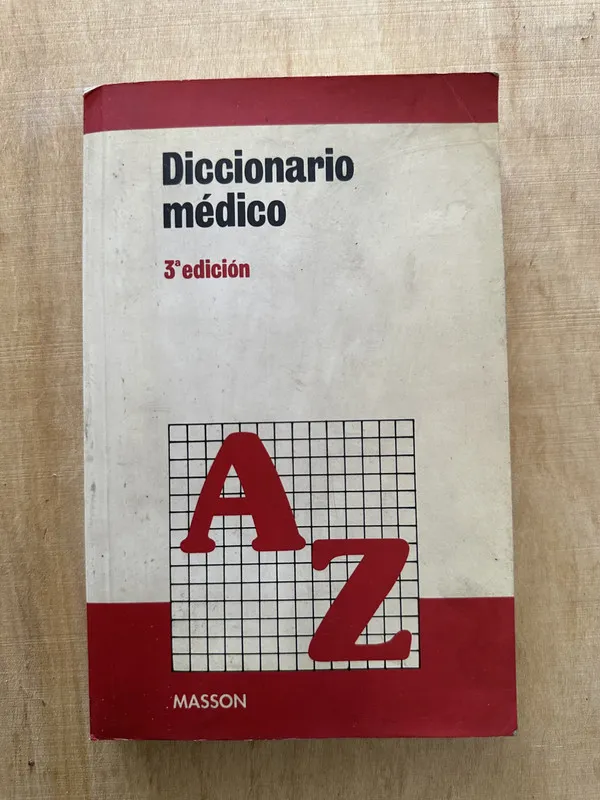 Tapa de Dicccionario Medico 3ra edicion - (O2)