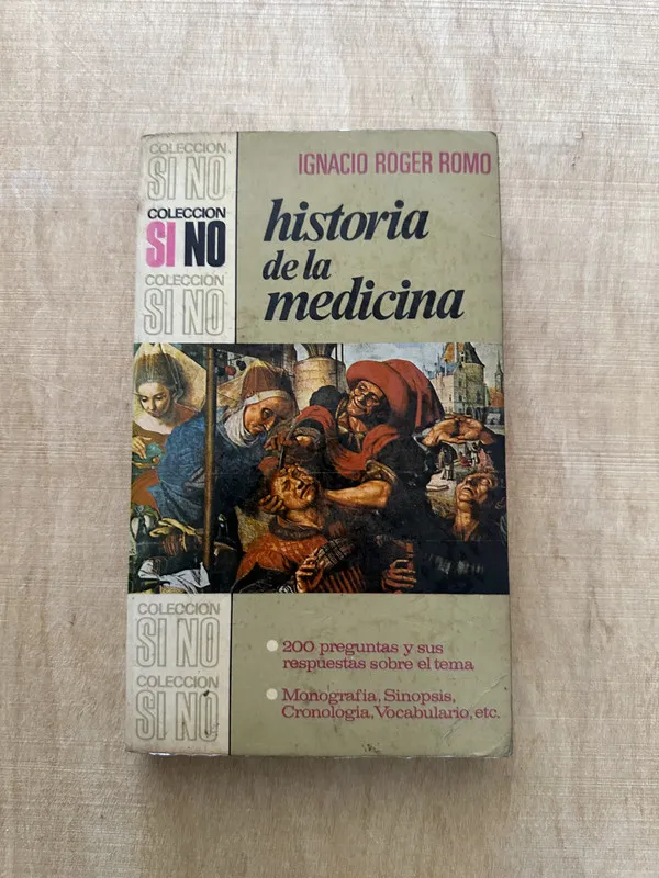 Tapa de Historia de la Medicina - Roger Romo, Ignacio (O2)