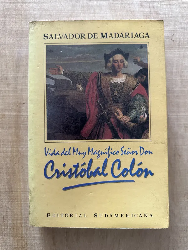 Tapa de Vida del muy magnifico Señor Don Cristobal Colon - de Madar