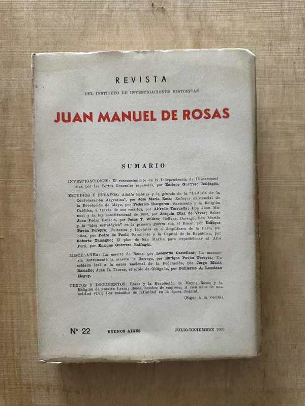 Juan Manuel de Rosas - Revista del Instituto de Investigaci