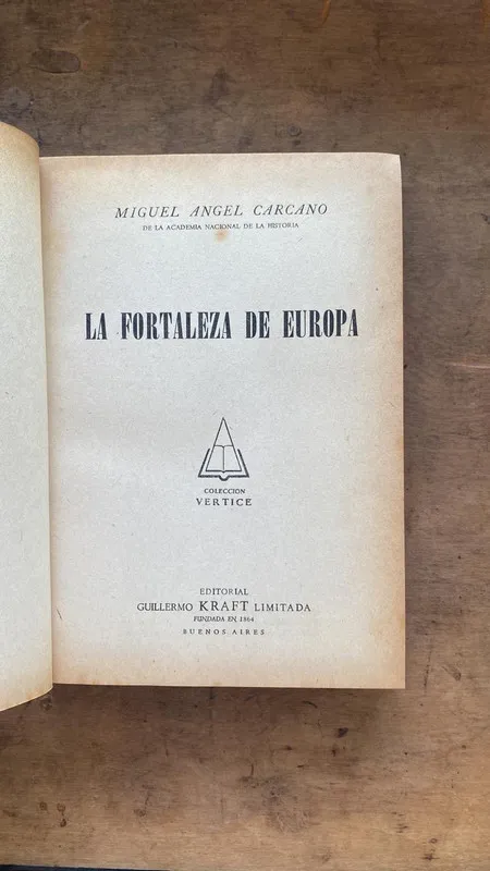 La fortaleza de Europa - Carcano, Miguel Angel (Hh1)