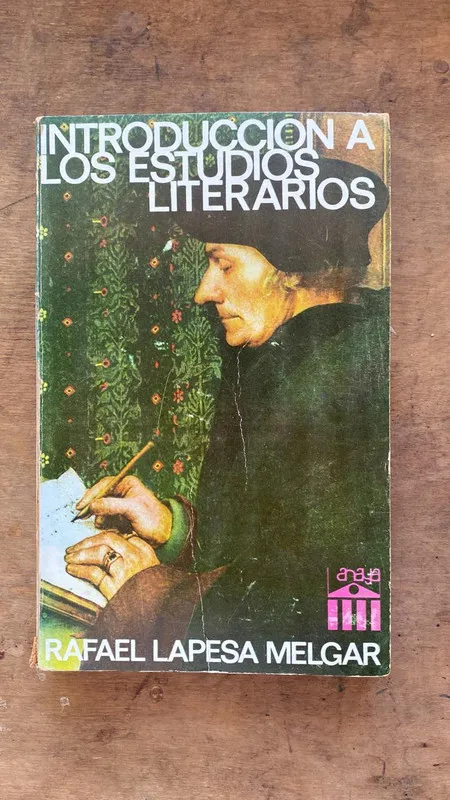 Introduccion a los estudios literarios - Lapesa Melgar (Hh1