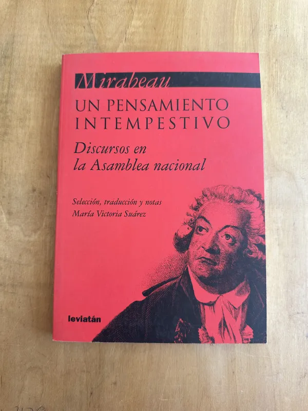 Un pensamiento intempestivo - Mirabeau (Gg5)
