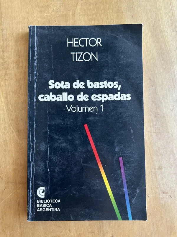 Tapa de Sota de Bastos, caballo de espadas. Volumen I - Tizon (2A7)
