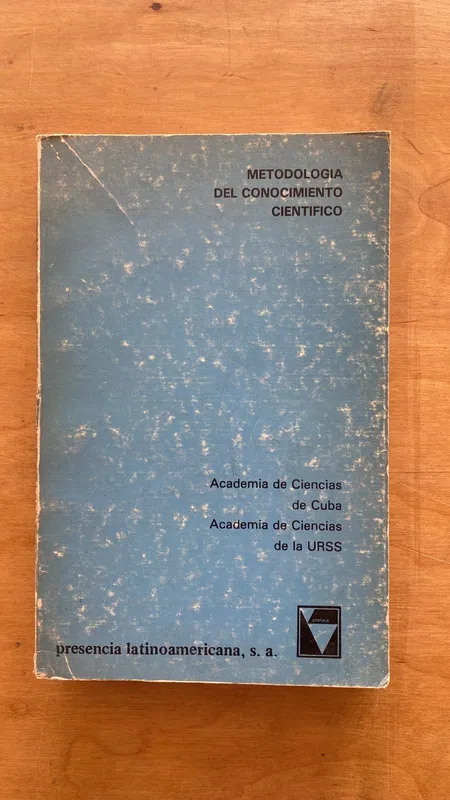 Tapa de Metodologia del conocimiento cientifico (dd6)