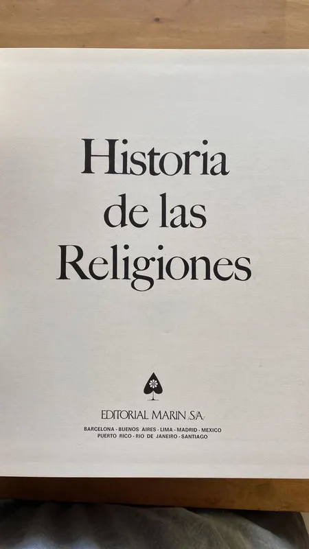 Historia de las religiones - Marin Correa, Manuel (ff7)