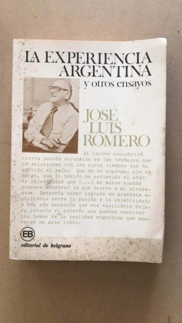 La Experiencia Argentina Y Otros Ensayos - Romero (v3)