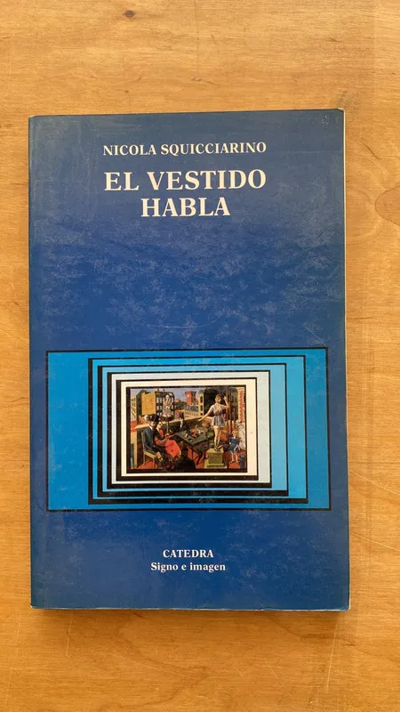 Tapa de El vestido habla - Squicciarino, Nicola (t1)