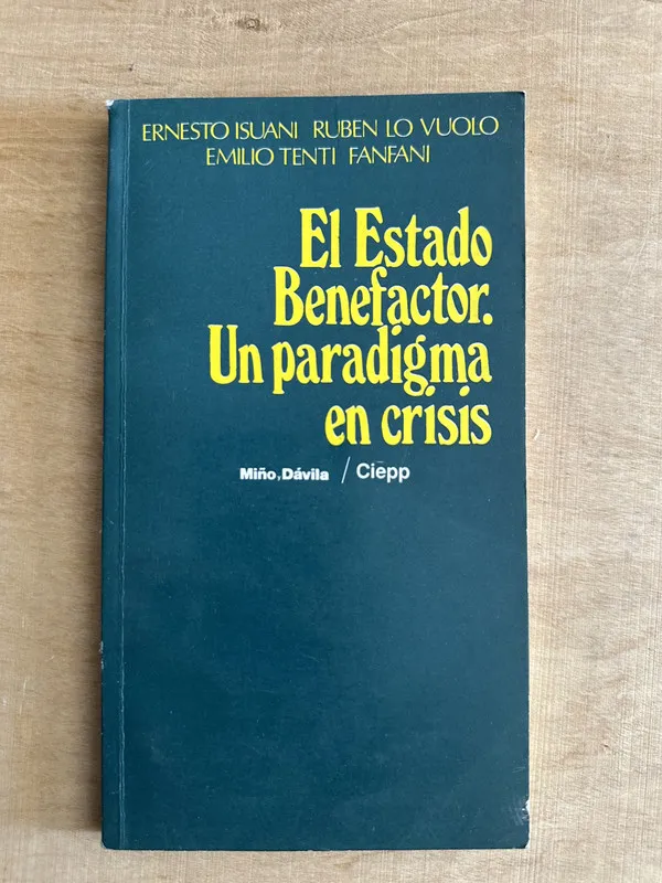 Tapa de El estado benefactor. Un paradigma en crisis - Isuani} (2c6