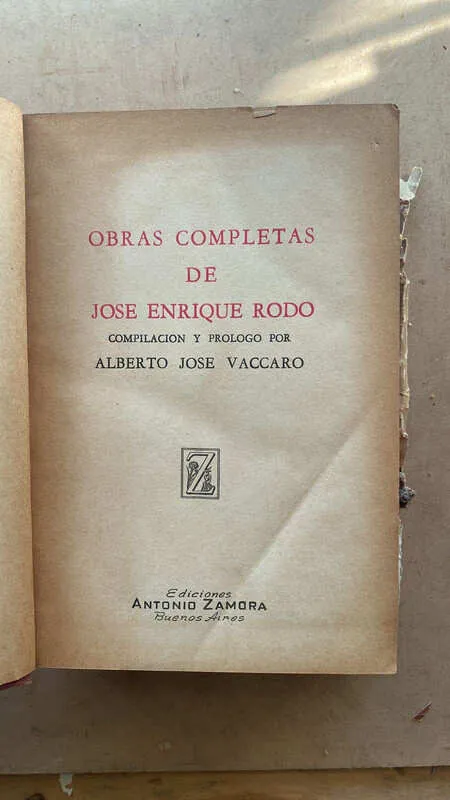 Obras Completas - Rodo, Jose Enrique (k1)