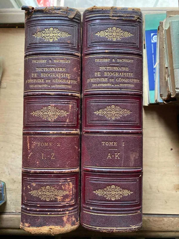 Dictionnaire General Biographie Et D´histoire Mythologie (B2