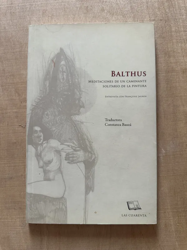 Tapa de Balthus - Francois, Jaunin (2c4)