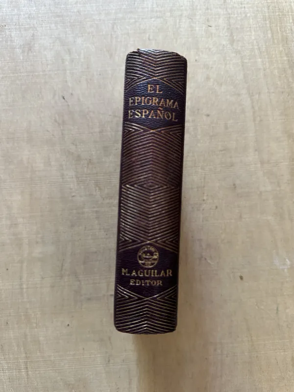 El epigrama español (siglo I al XX) - Sainz de Robles (2c3)