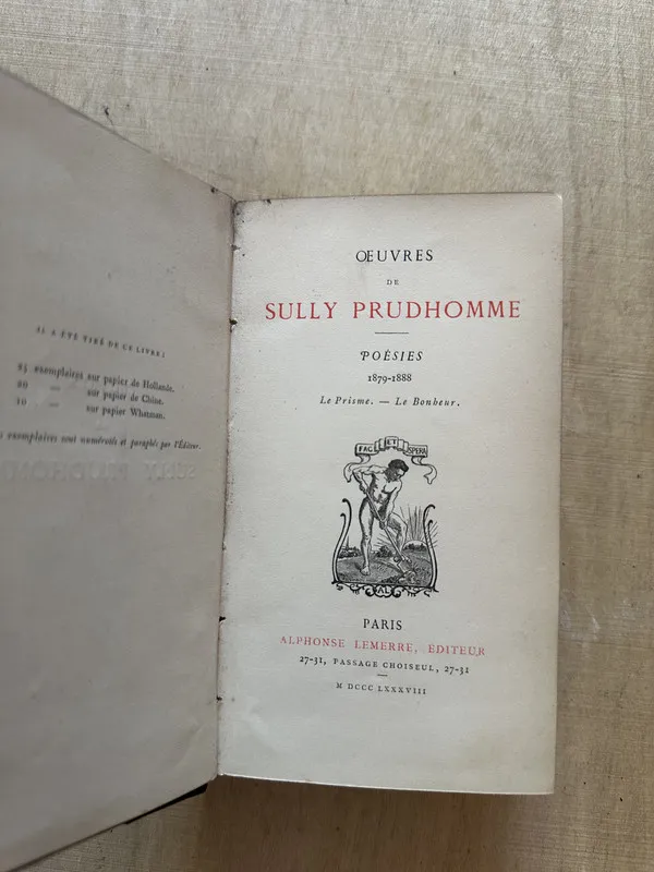 Poesies - Prudhomme, Sully (2c3)