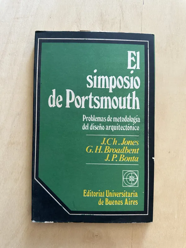 El simposio de Portsmouth - Jones; Broadbent; Bonta (2a3)