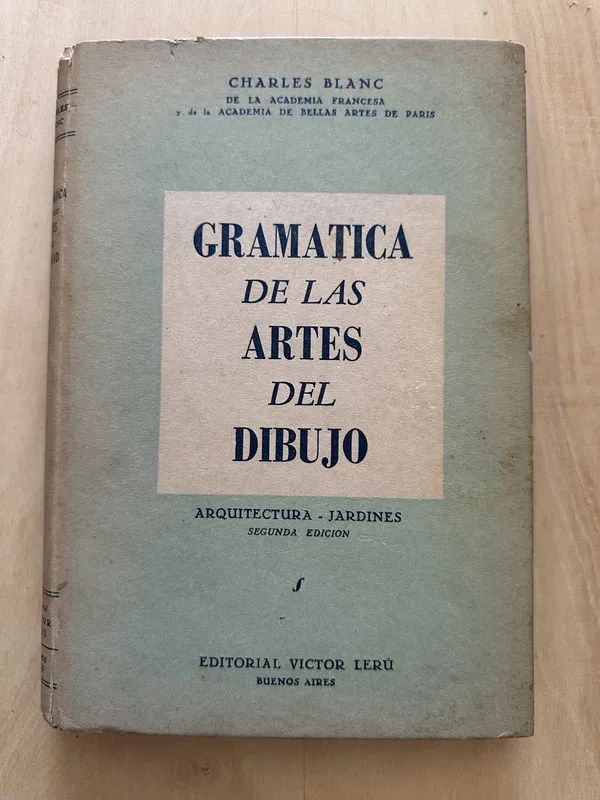 Tapa de Gramatica de las artes del dibujo - Blanc, Charles (2a2)