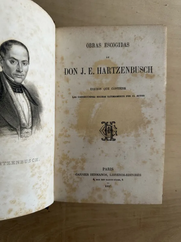 Tapa de Obras escogidas - Hartzenbusch, J. E. (2a1)