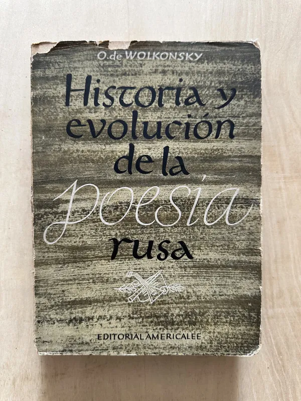 Historia y evolucion de la poesia Rusa - De Wolkonsky (2c1)