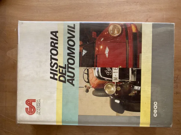 Tapa de Historia del automovil - De Castro Vicente, Miguel (ñ 2)