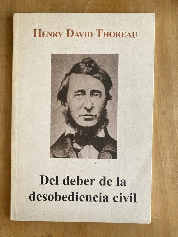 Tapa de Del deber de la desobediencia civil - Thoreau, Henry (ñ 5)