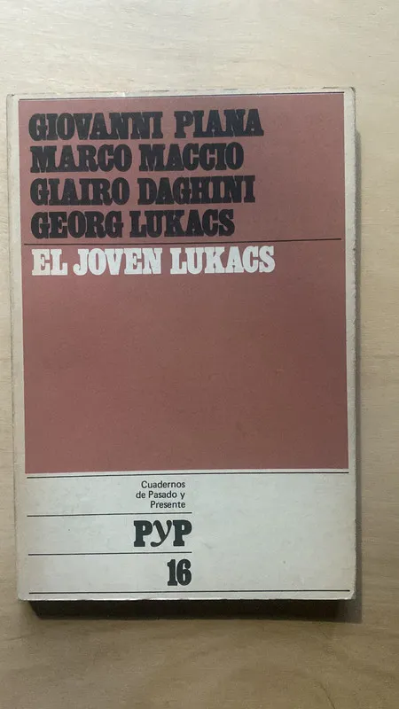 El joven Lukacs - Piana; Maccio; Daghini;Lukacs (2 e 1)