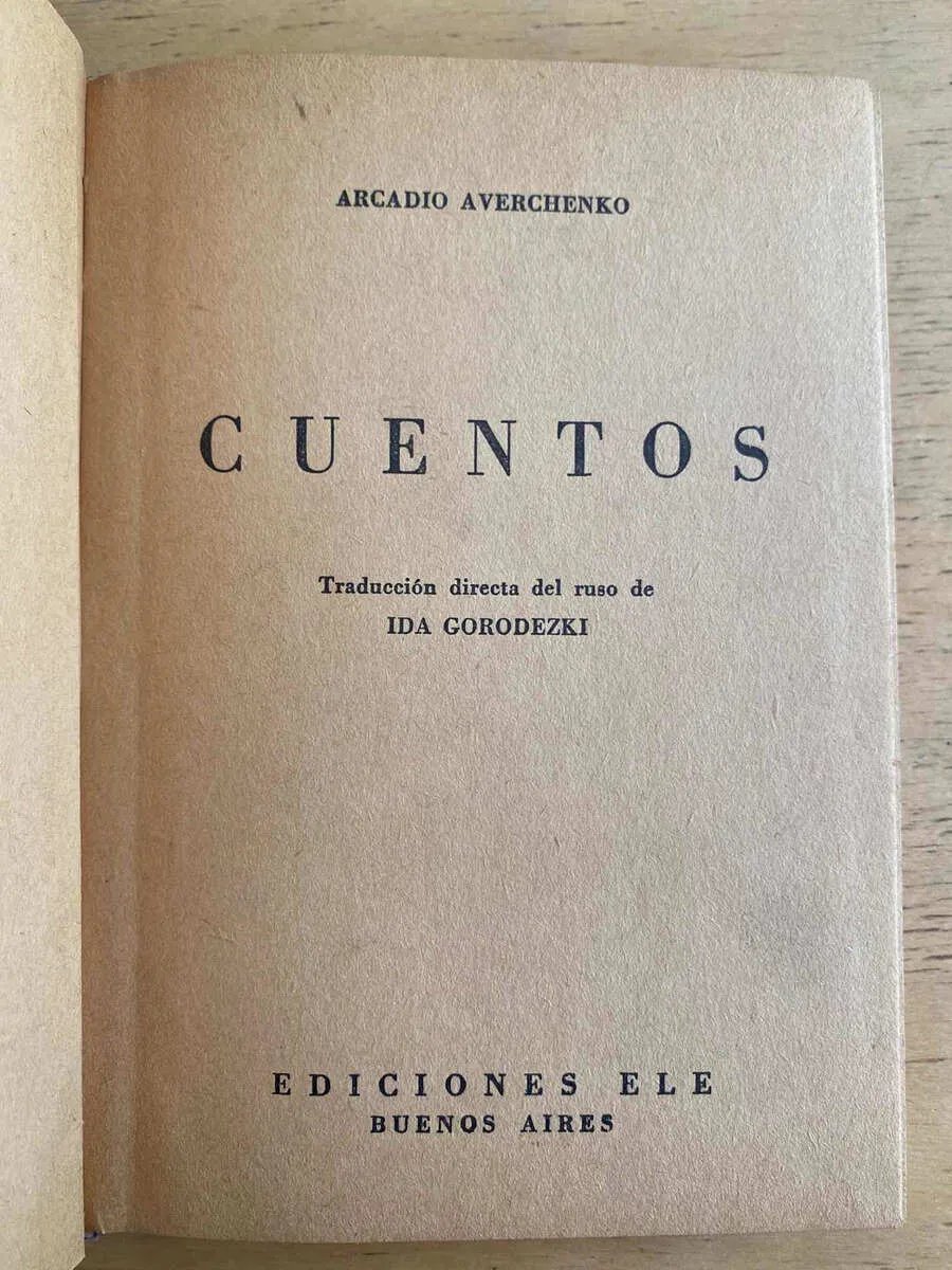 Cuentos - Averchenko, Arcadio (a7)
