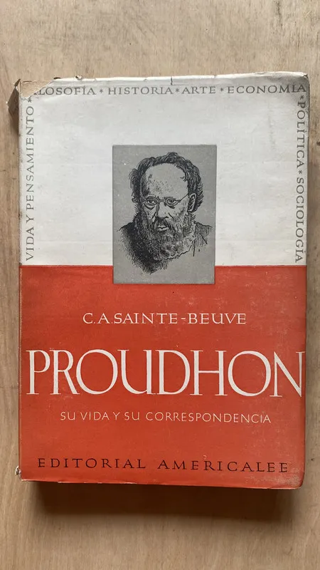 Proudhon - Sainte Beuve, C.A. (2 f 2)
