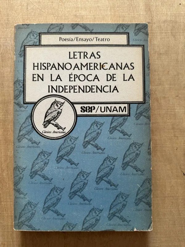 Tapa de Letras hispanoamericanas en la epoca de la independen (2c5)