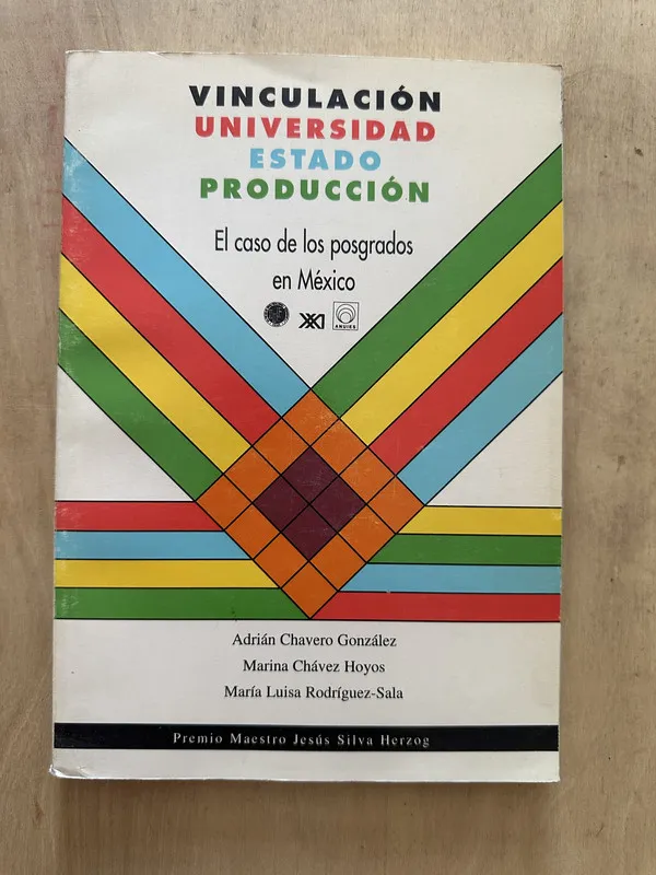 Tapa de Vinculacion universidad estado produccion - Chavero G (2d5)