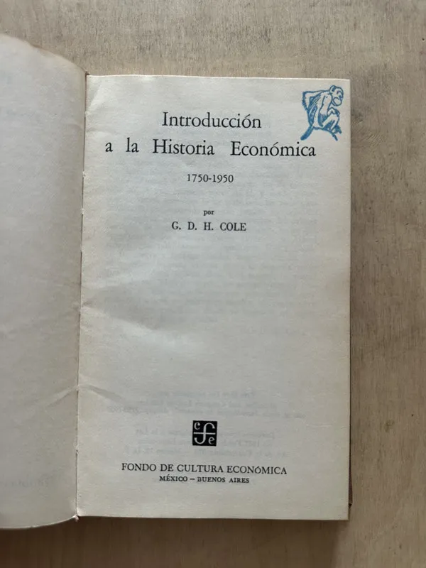 Introduccion a la historia Economica - Cole, G. G. H. (2d4)