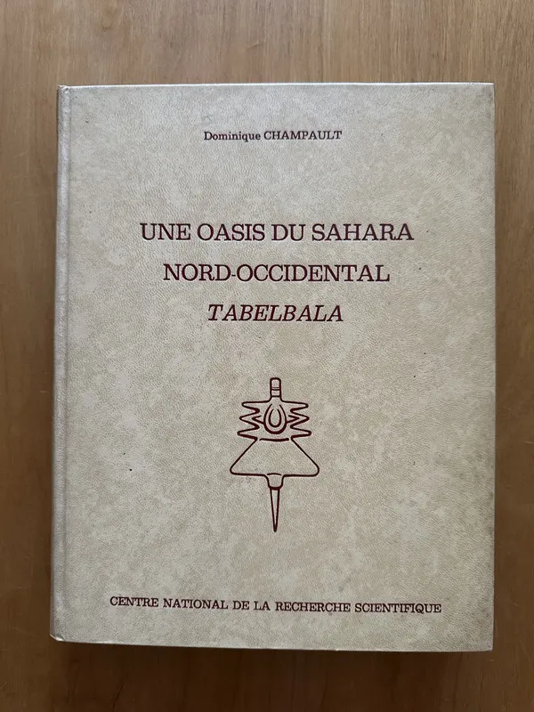 Tapa de Une oasis du sahara noroccidental tabelbala- Champault (2g7