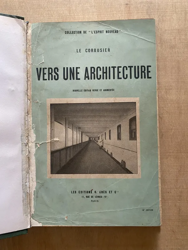 Vers une architecture - Le Corbusier, (2 f 3)
