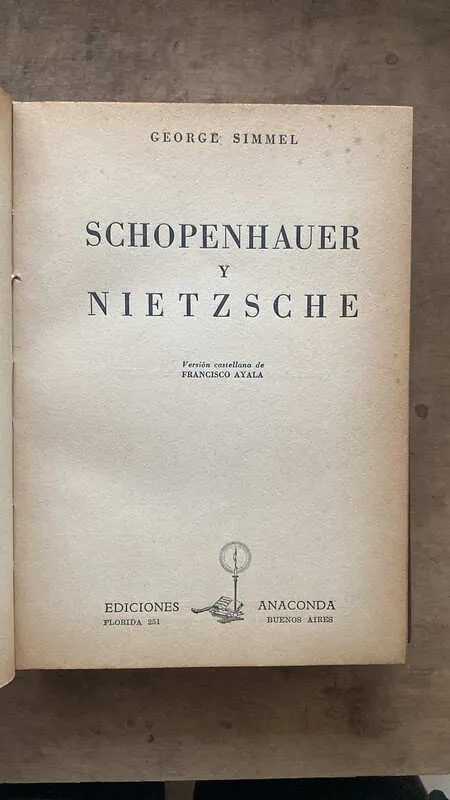 Schopenhauer Y Nietzsche - Simmel, George (L3)