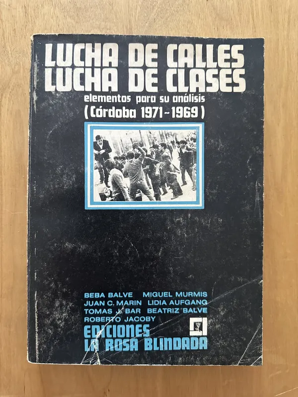 Lucha de calles. Lucha de clases- Balve; Murmis; Marin (2d1