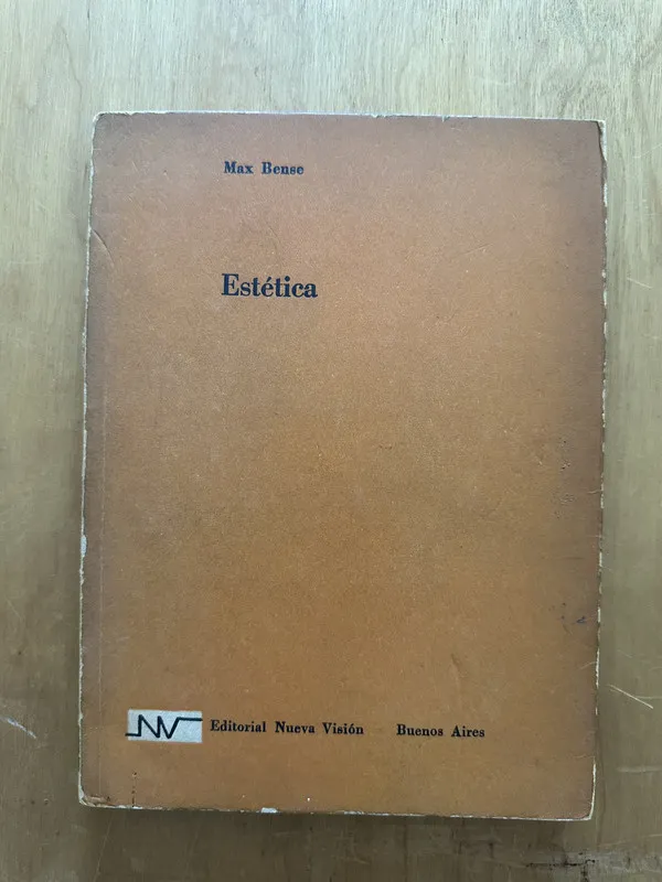 Estetica - Bense, Mac (2b1)