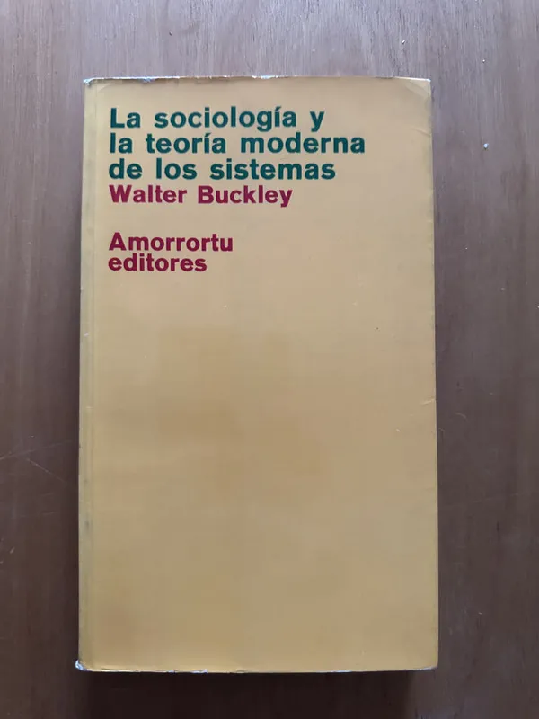 La sociologia y la teoria moderna de los sist- Buckley (2f5