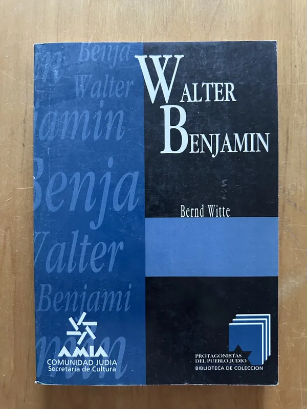 Benjamin Walter Una biografia - Witte, Bernd (2h5)