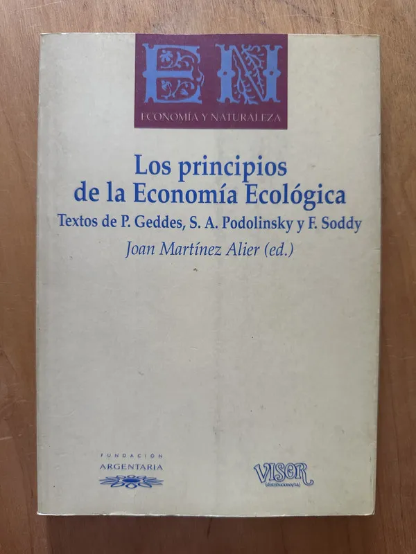 Los principios de la Economia Ecologica- Martinez Alier (2i