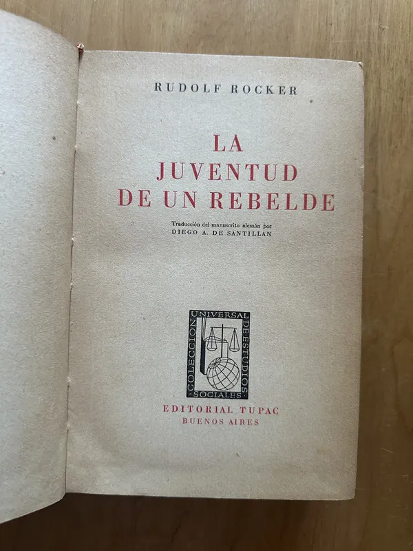 La juventud de un rebelde - Rocker, Rudolf (2i5)