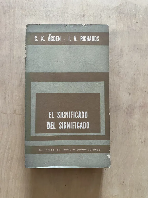 El significado del significado - Ogden; Richards (2 e 5)