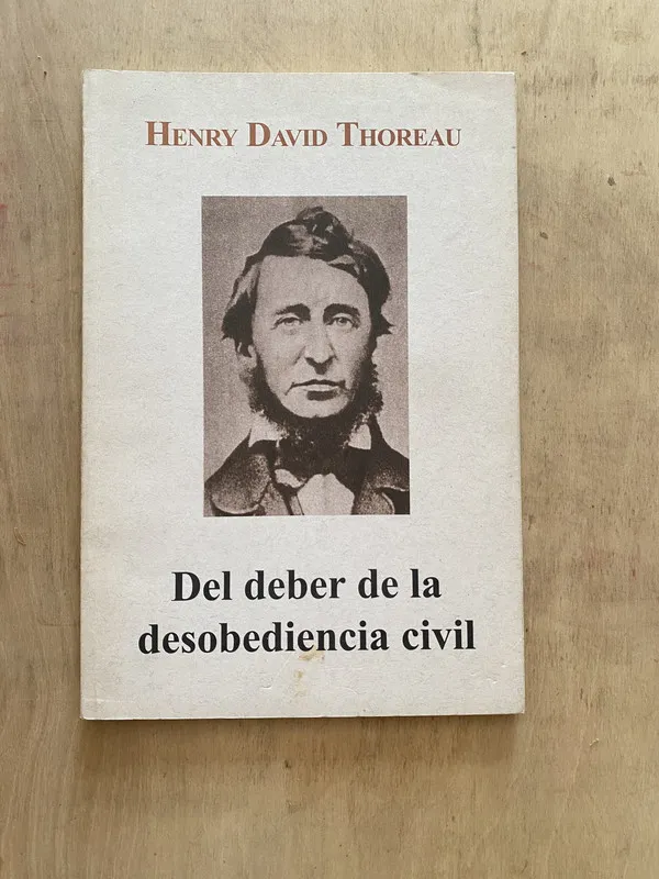Tapa de Del deber de la desobediencia civil - Thoreau (2 e 6)