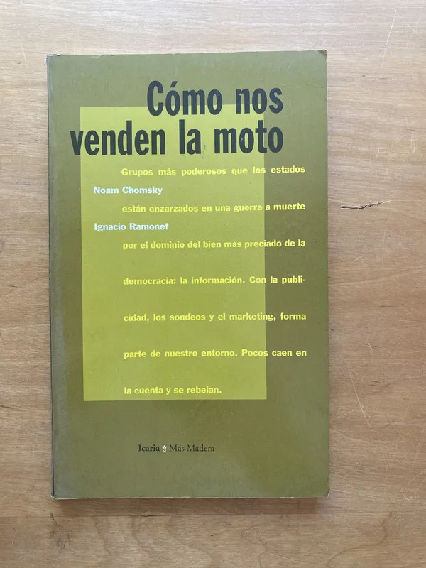 Como nos venden la moto - Chomsky, Noam; Ramonet (e e 4)
