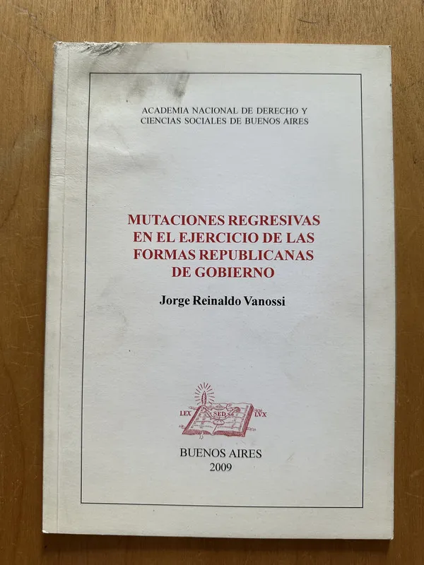 Mutaciones regresivas en el ejercicio de las - Vanossi (2h2