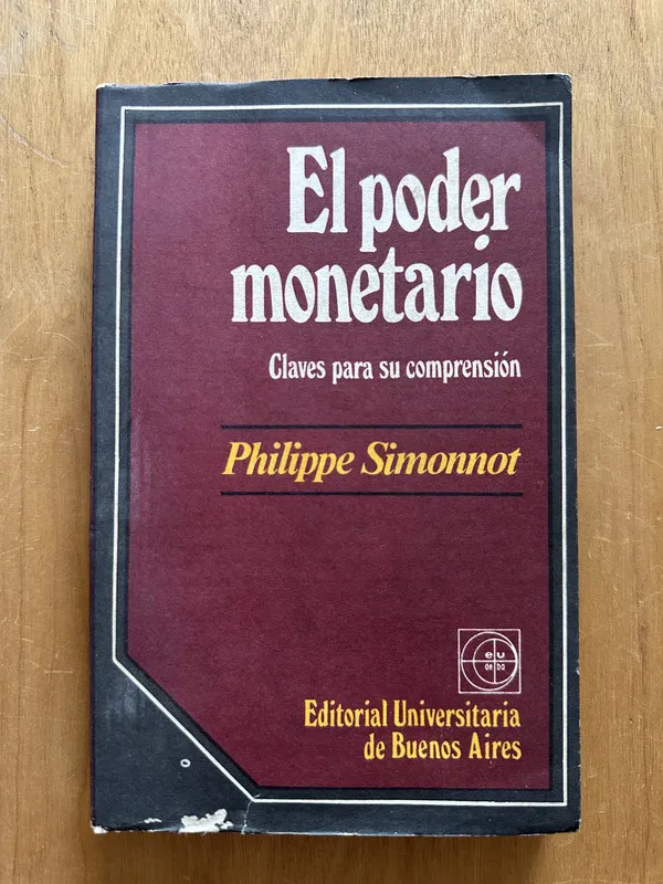 Tapa de El poder monetario - Simonnot, Philippe (2h2)