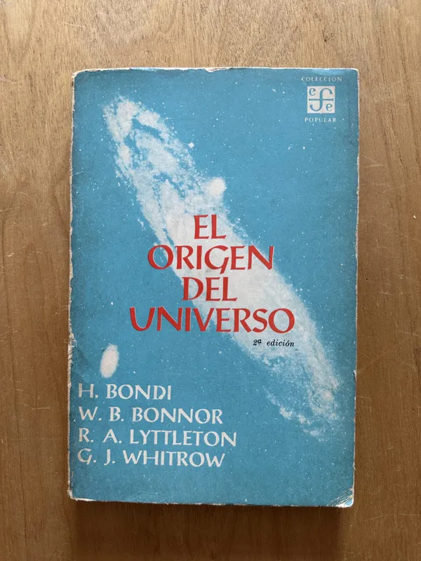 El origen del universo - Bondi; Bonnor; Littleton (2h2)