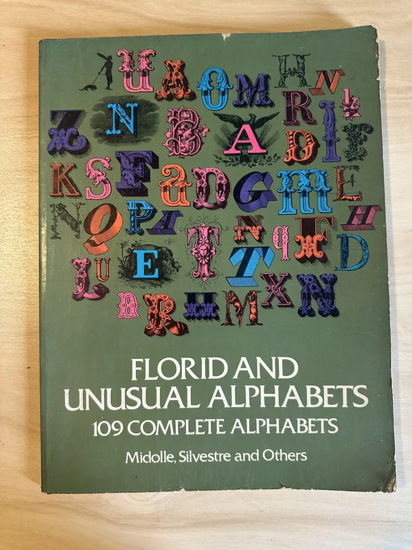 Florid and unusual alphabets - Midolle and others (2g6)