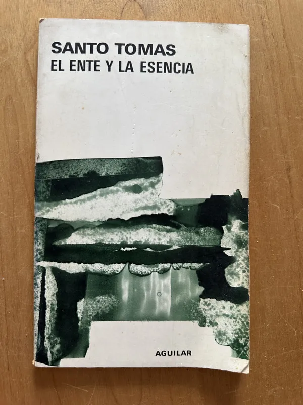 Tapa de El ente y la esencia - Santo Tomas (2g3)