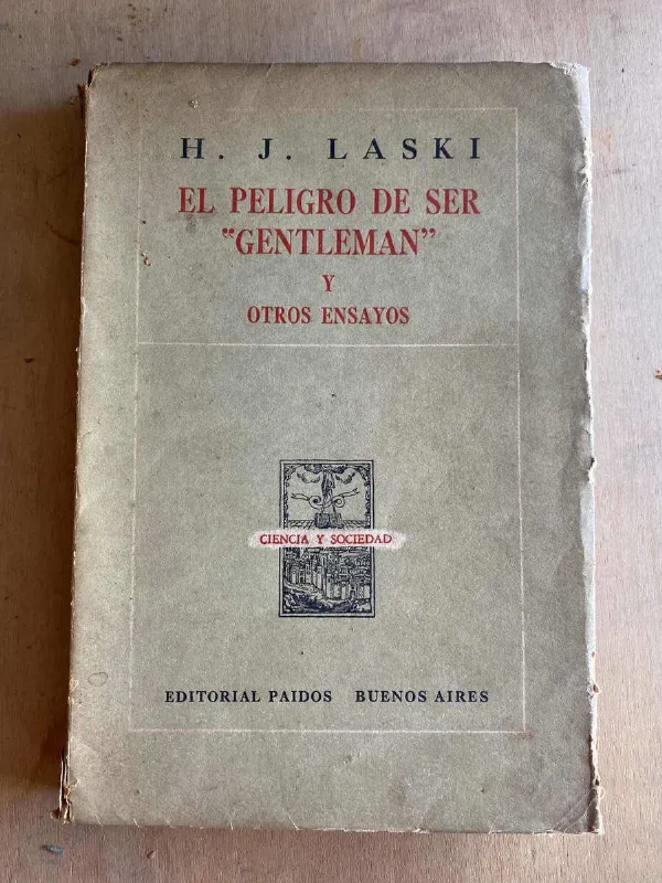 El Peligro De Ser Gentleman Y Otros Ensayos - Laski (a5)