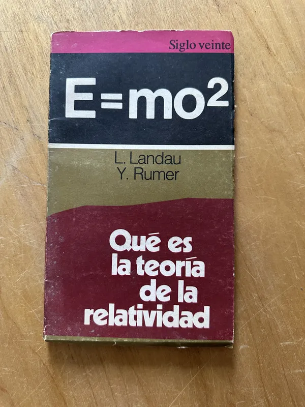 Tapa de Que es la teoria de la relatividad - Landau; Rumer(2j6)